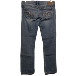 Silver Santorini Size 28 Jeans Straight Leg Ankle